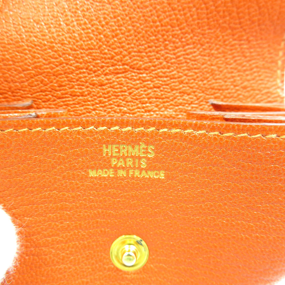 HERMES Coin case Shave Red Le Caranhuit LE48