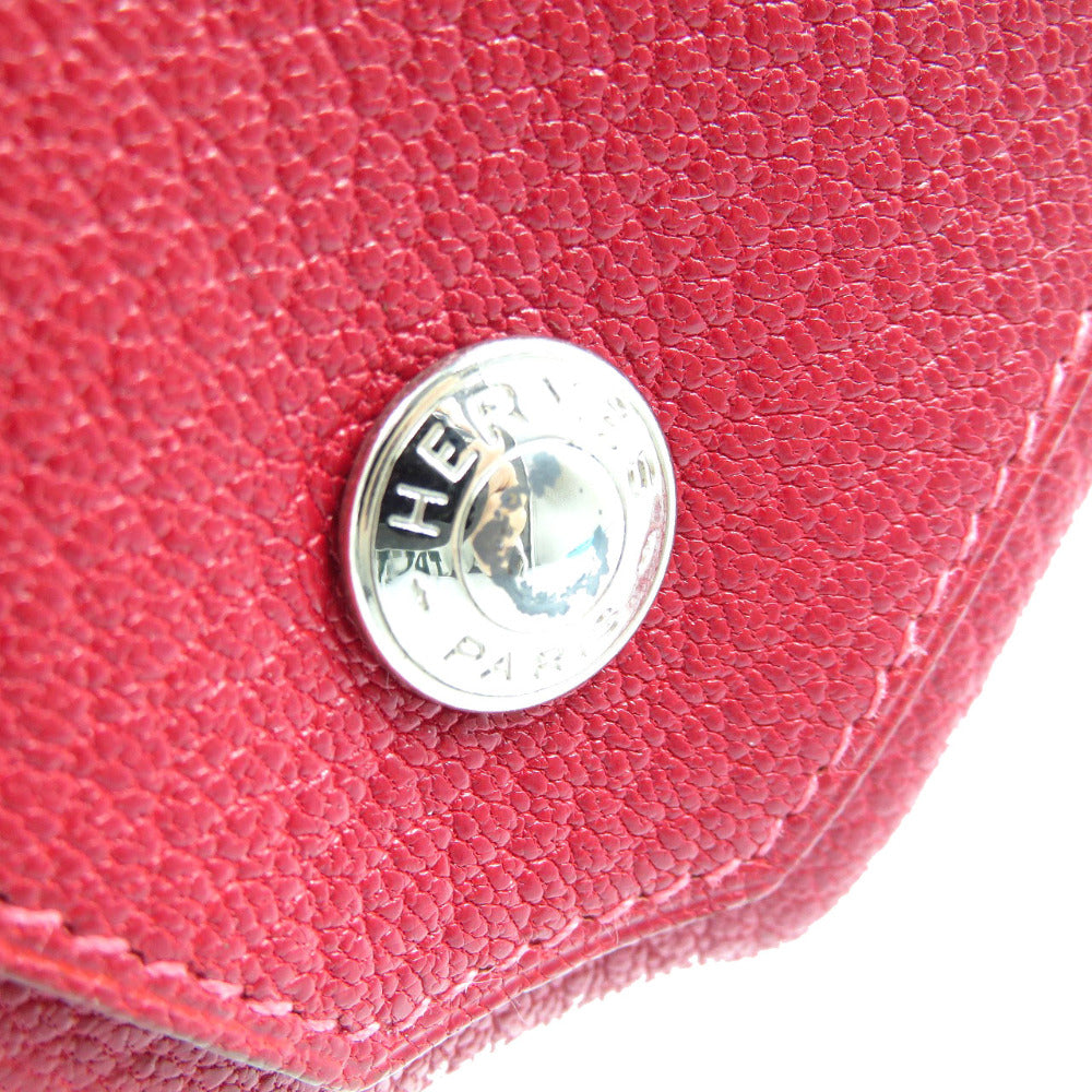 HERMES Coin case Shave Red Le Caranhuit LE48