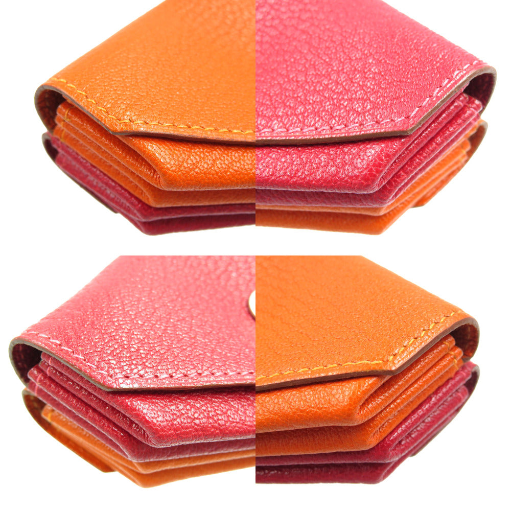 HERMES Coin case Shave Red Le Caranhuit LE48