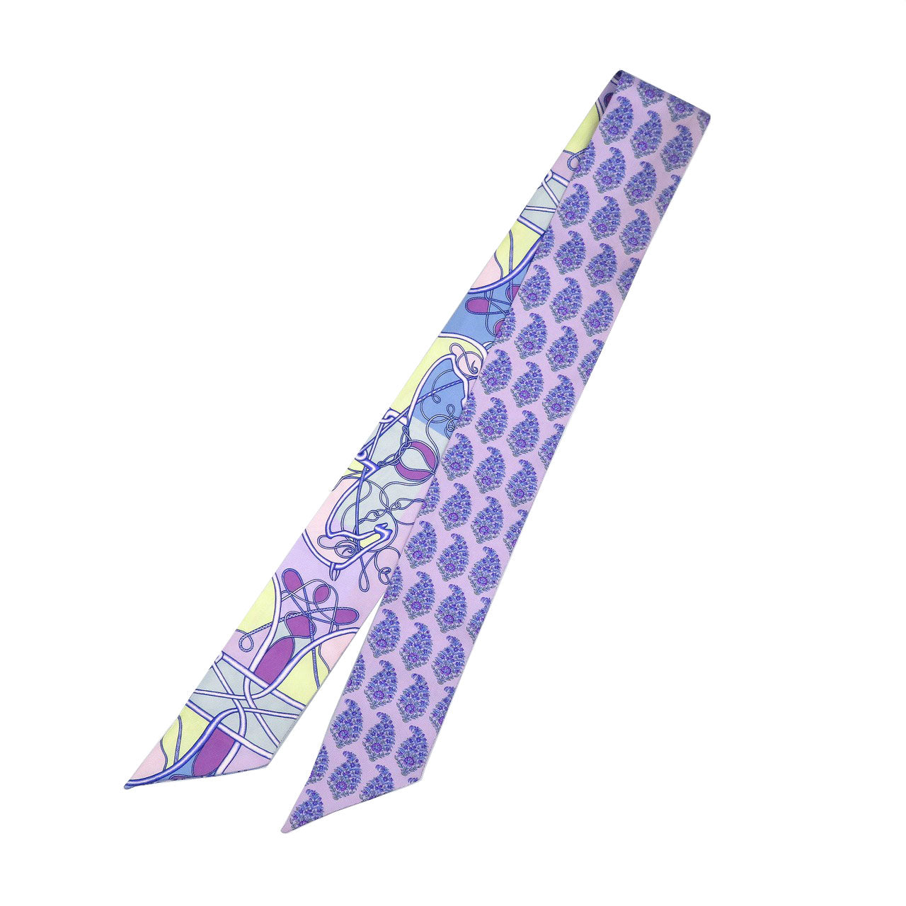 HERMES scarf silk purple Twilly