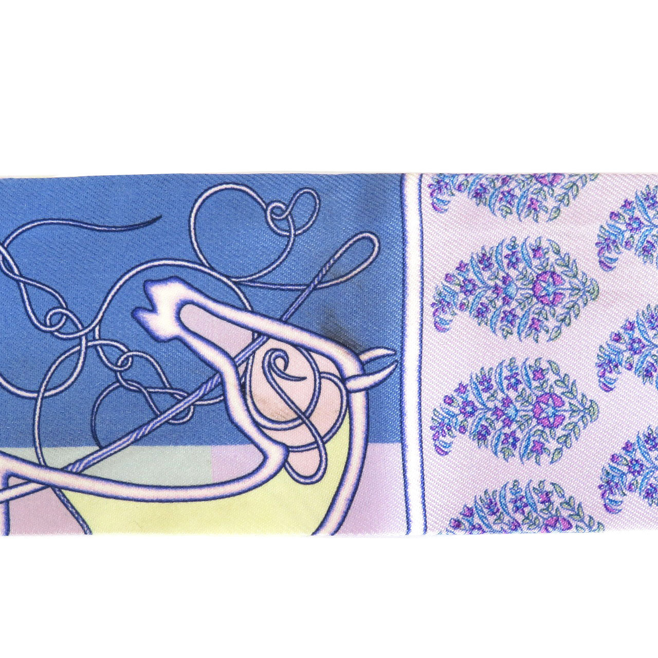 HERMES scarf silk purple Twilly