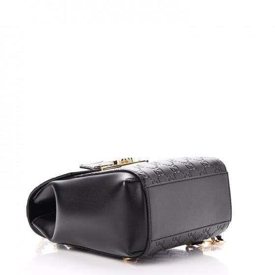 Gucci Padlock GG Signature Backpack Black