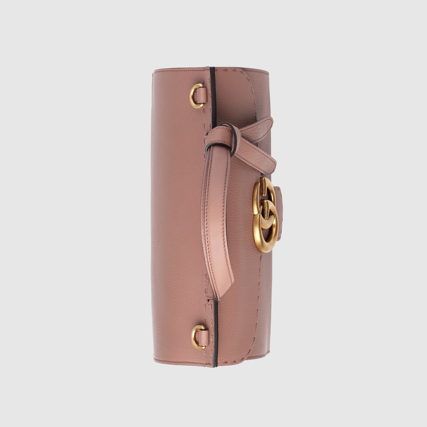 Gucci GG Marmont Small Top Handle Bag Lightweight Leather Dusty Pink