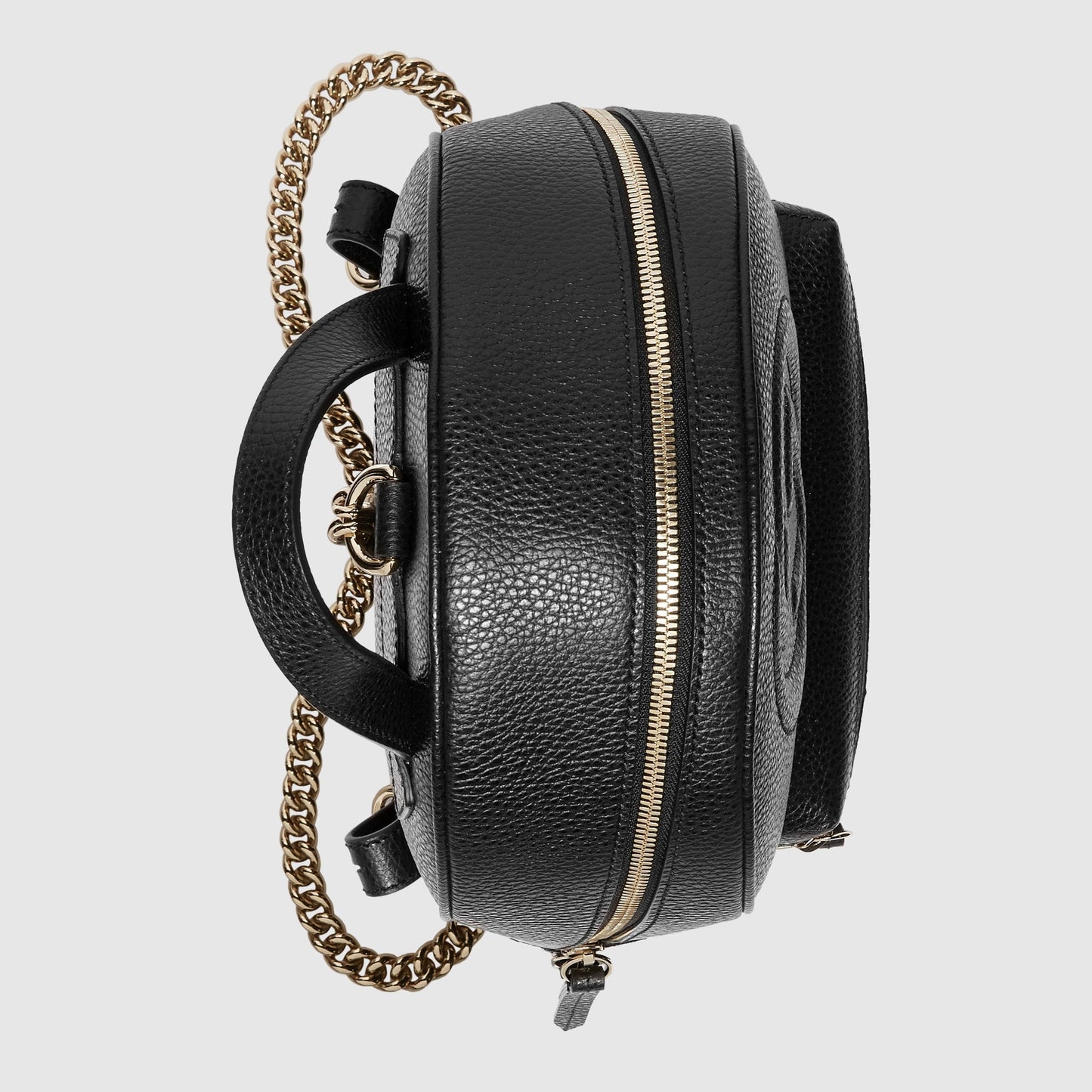 Gucci Soho Leather Chain Backpack Black