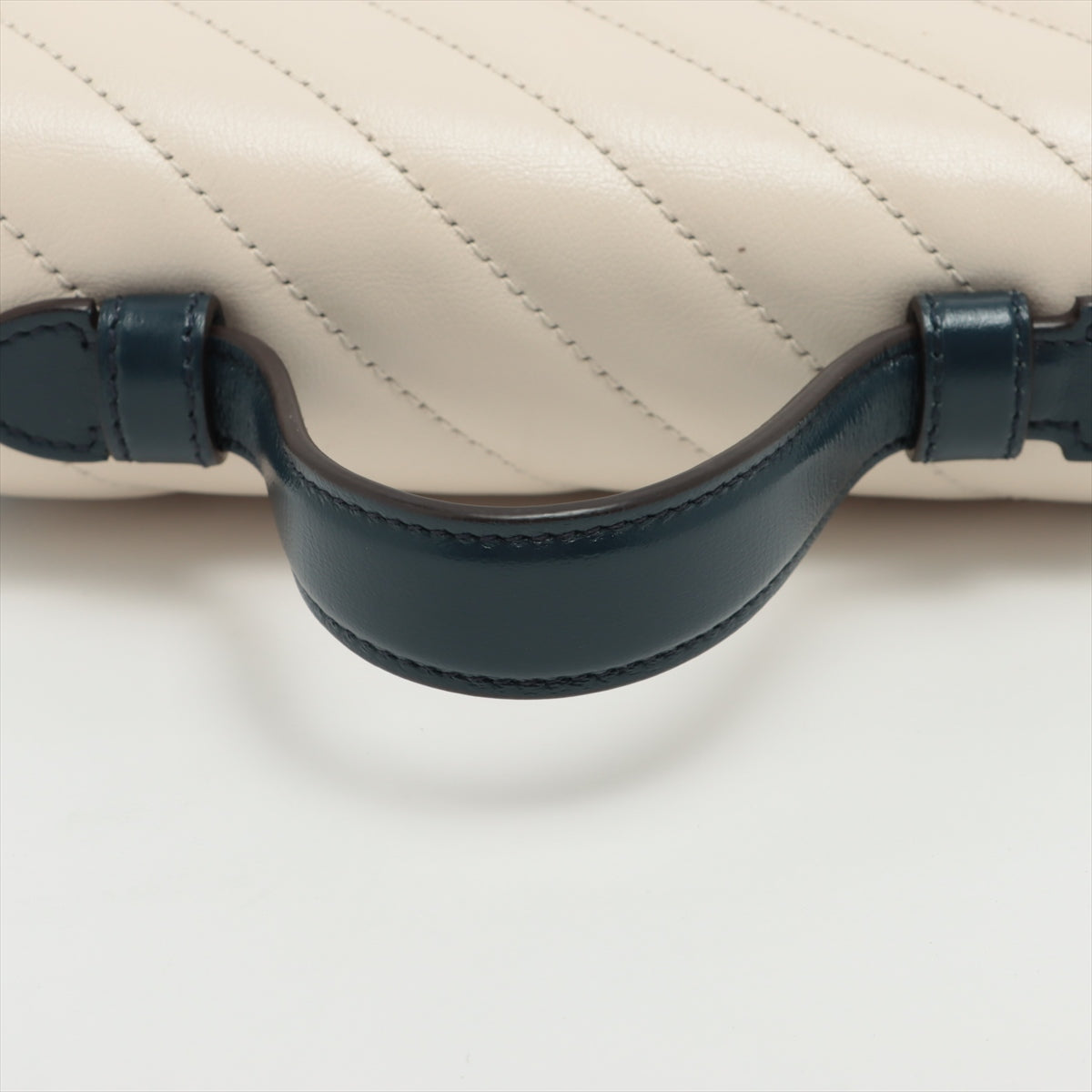 Gucci GG Marmont Leather Two - Way Handbag White