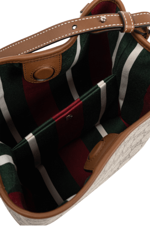 GUCCI GG EMBLEM MINI BUCKET BAG mini