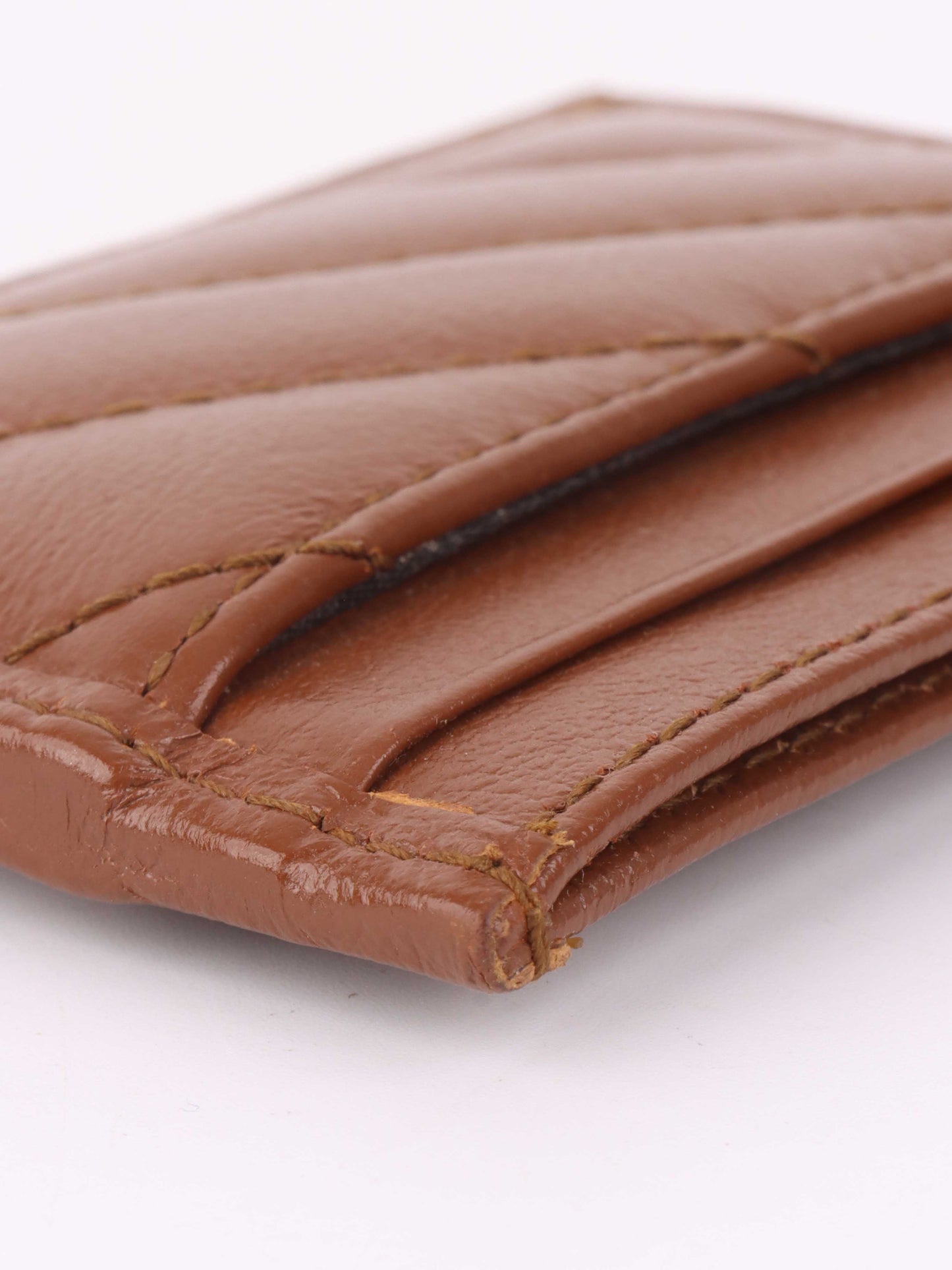 Gucci Brown GG Card Holder.