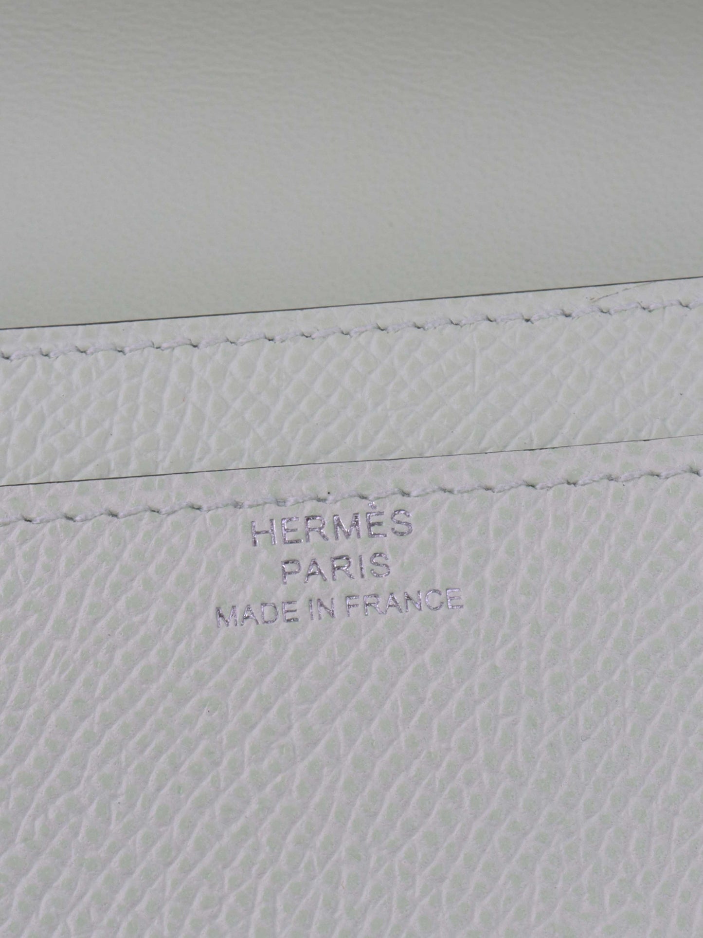 Hermes Constance To Go in Vert Fizz PHW.