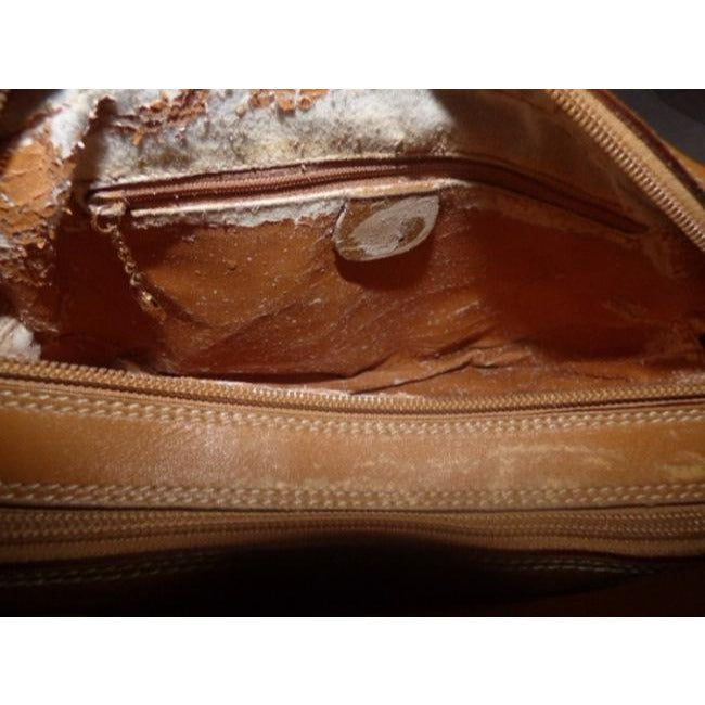 Gucci Shades Of Brown Leather Canvas Cross Body Bag