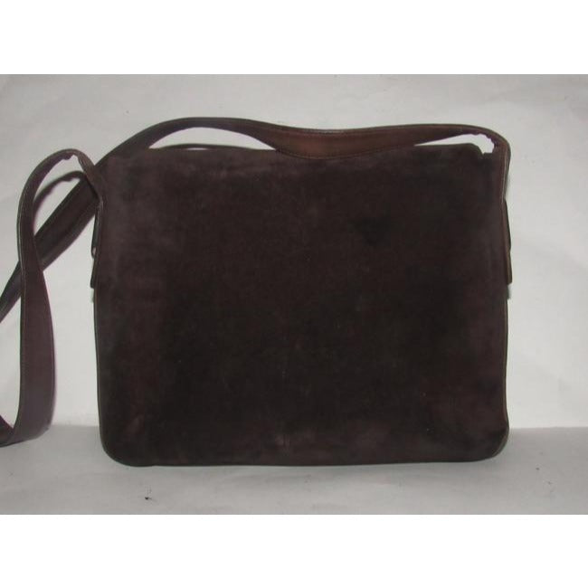Gucci Vintage Pursesdesigner Purses Brown Suede Satchel