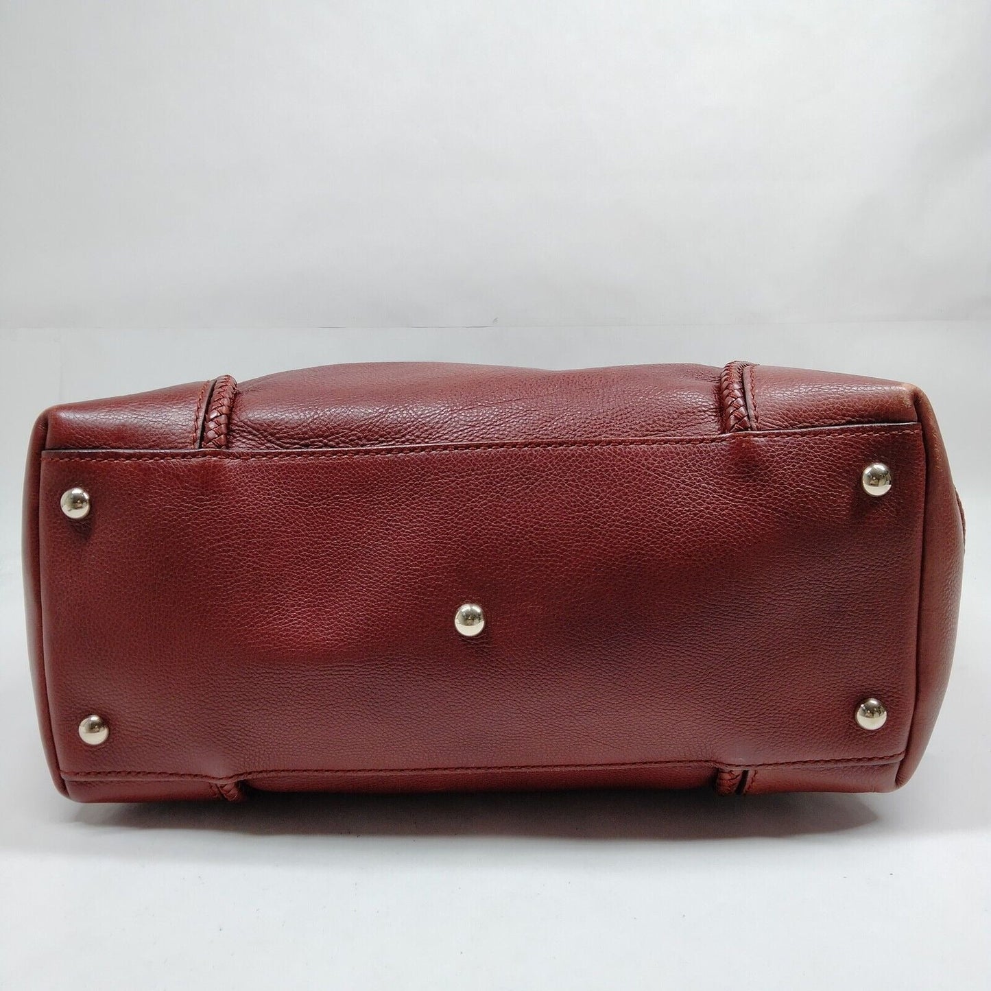 Gucci, Marrakech burgundy/ox blood leather, XL tote with gold GG accents, tassels and beautiful handwoven trim around the edges and handles