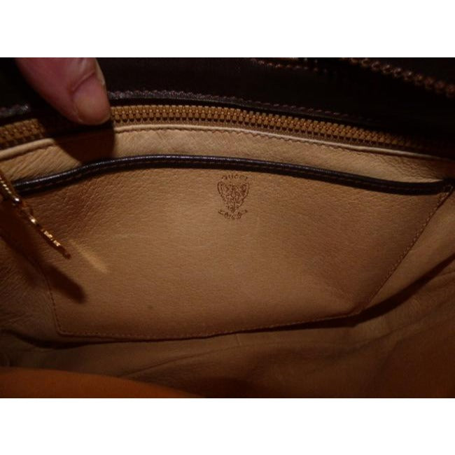 Gucci Vintage Pursesdesigner Purses Brown Suede And Leather With Red And Green Striped Top Hobo Bag