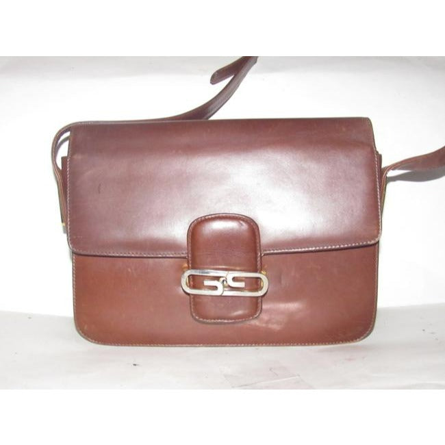 Gucci Vintage Pursesdesigner Purses Caramel Brown Leather Shoulder Bag