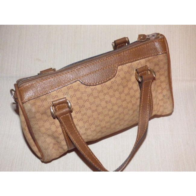 Gucci Vintage Satchelsdesigner Purses Brown Suede Satchel