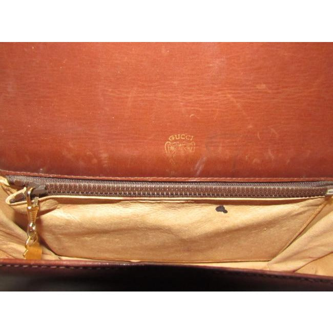 Gucci Vintage Pursesdesigner Purses Caramel Brown Leather Shoulder Bag