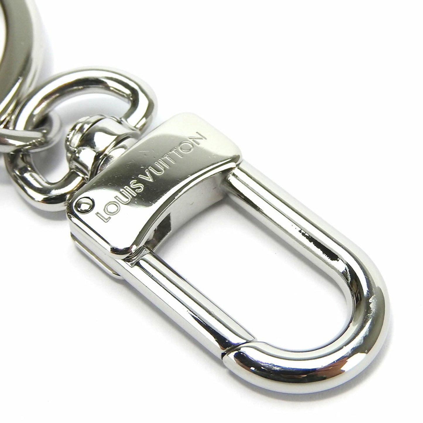 Louis Vuitton blue  Leather Metal Keyring