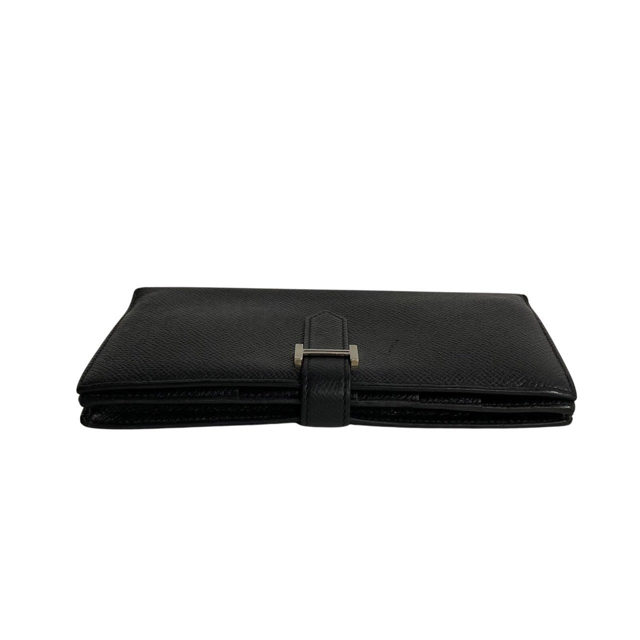 HERMES Long Wallet Purse Epsom black Beansufla