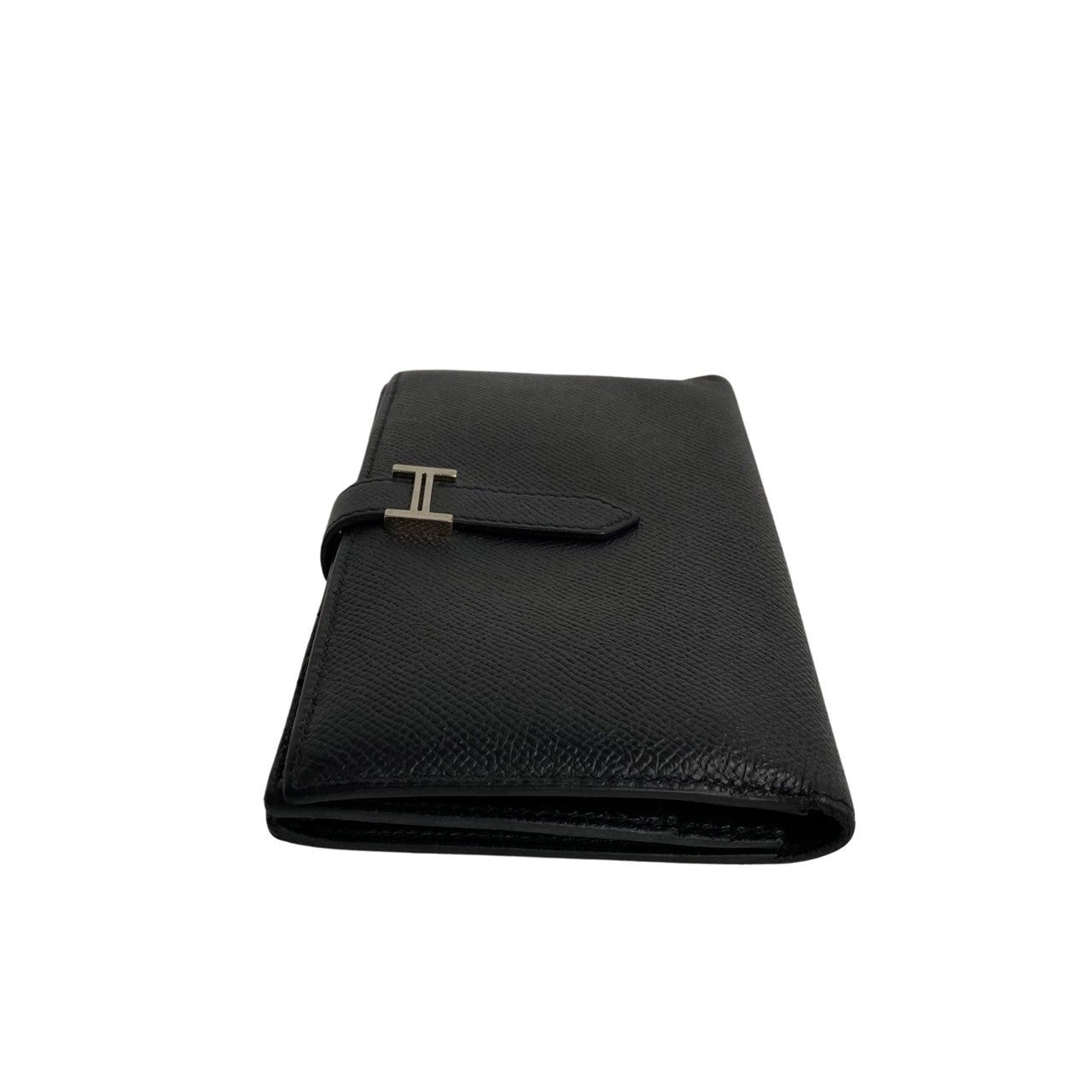 HERMES Long Wallet Purse Epsom black Beansufla
