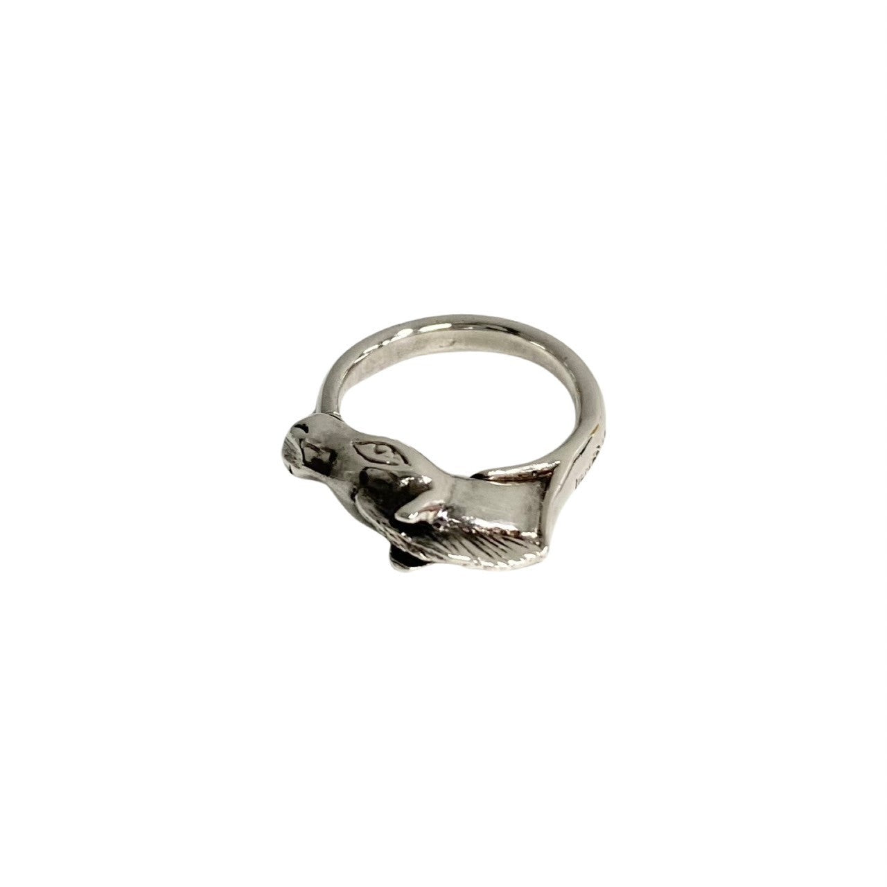 HERMES Ring Silver925 Silver Cheval Horse Ring
