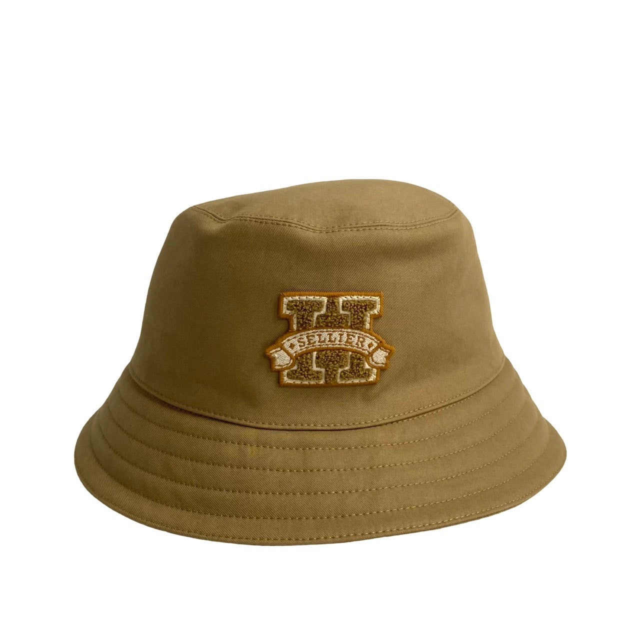 HERMES hat cotton Brown Hermes Bob Harper H Series Bucket Hat