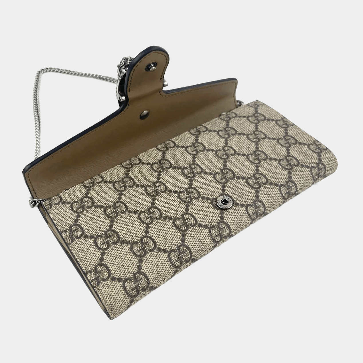 Gucci Dionysus Mini Wallet on Chain GG Supreme