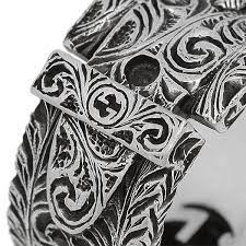 Gucci Metallic Garden Silver Ring in Sterling Silver 925