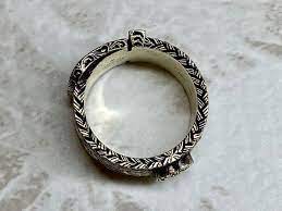 Gucci Metallic Garden Silver Ring in Sterling Silver 925