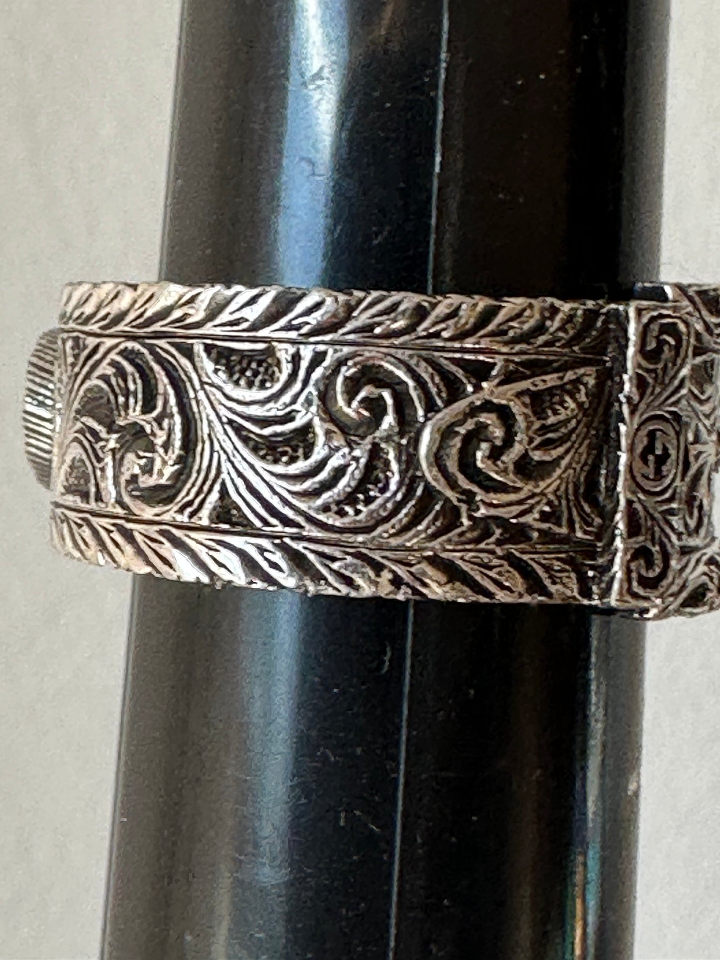Gucci Metallic Garden Silver Ring in Sterling Silver 925