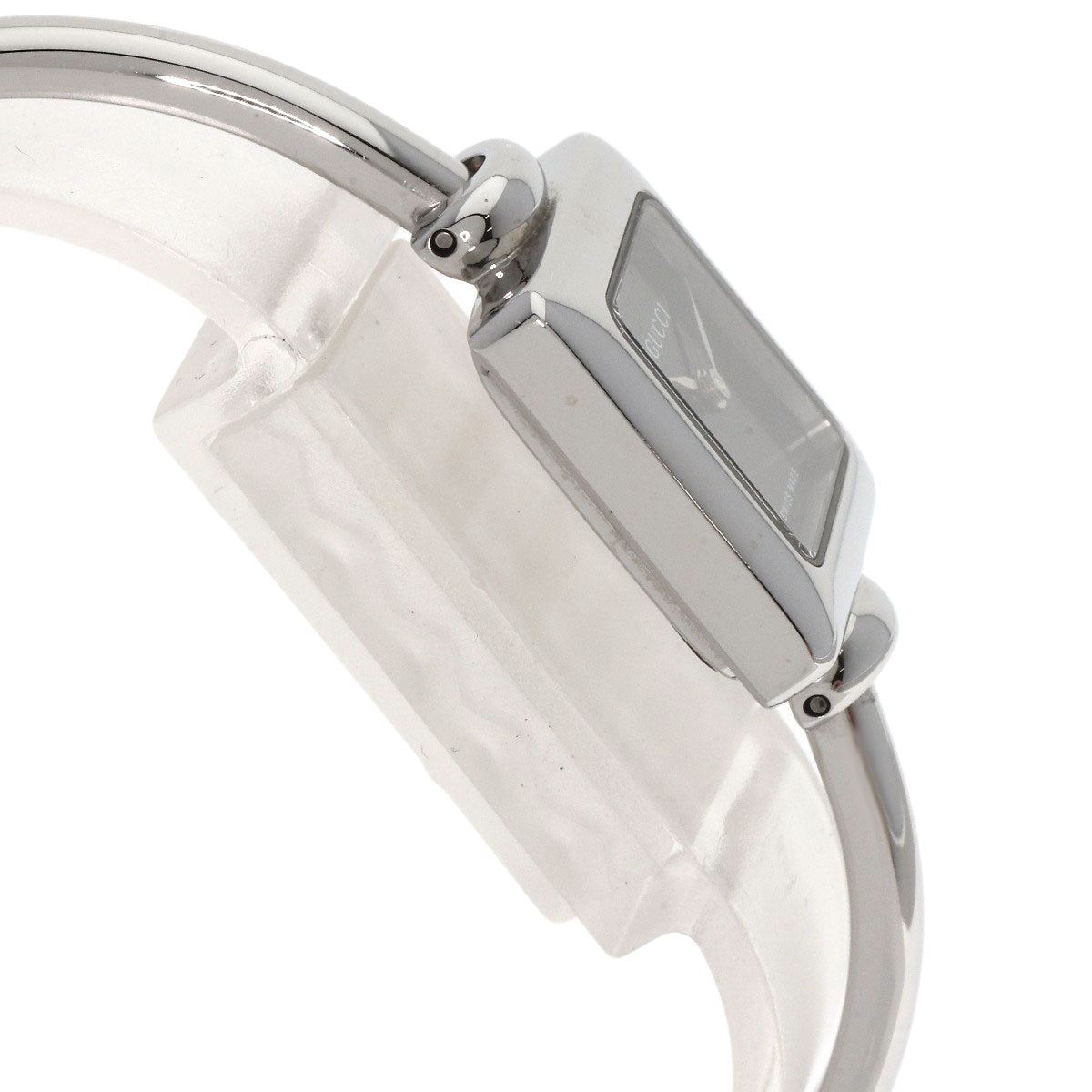 GUCCI Watches Quartz 1900L Stainless Steel Silver Square face black dial