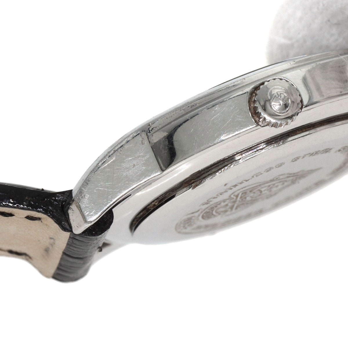 GUCCI Watches Quartz 5500L Stainless Steel Silver Round face black dial