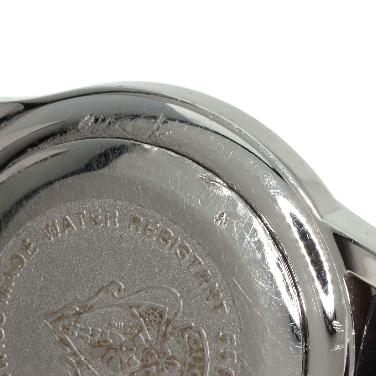 GUCCI Watches Quartz 5500L Stainless Steel Silver Round face black dial