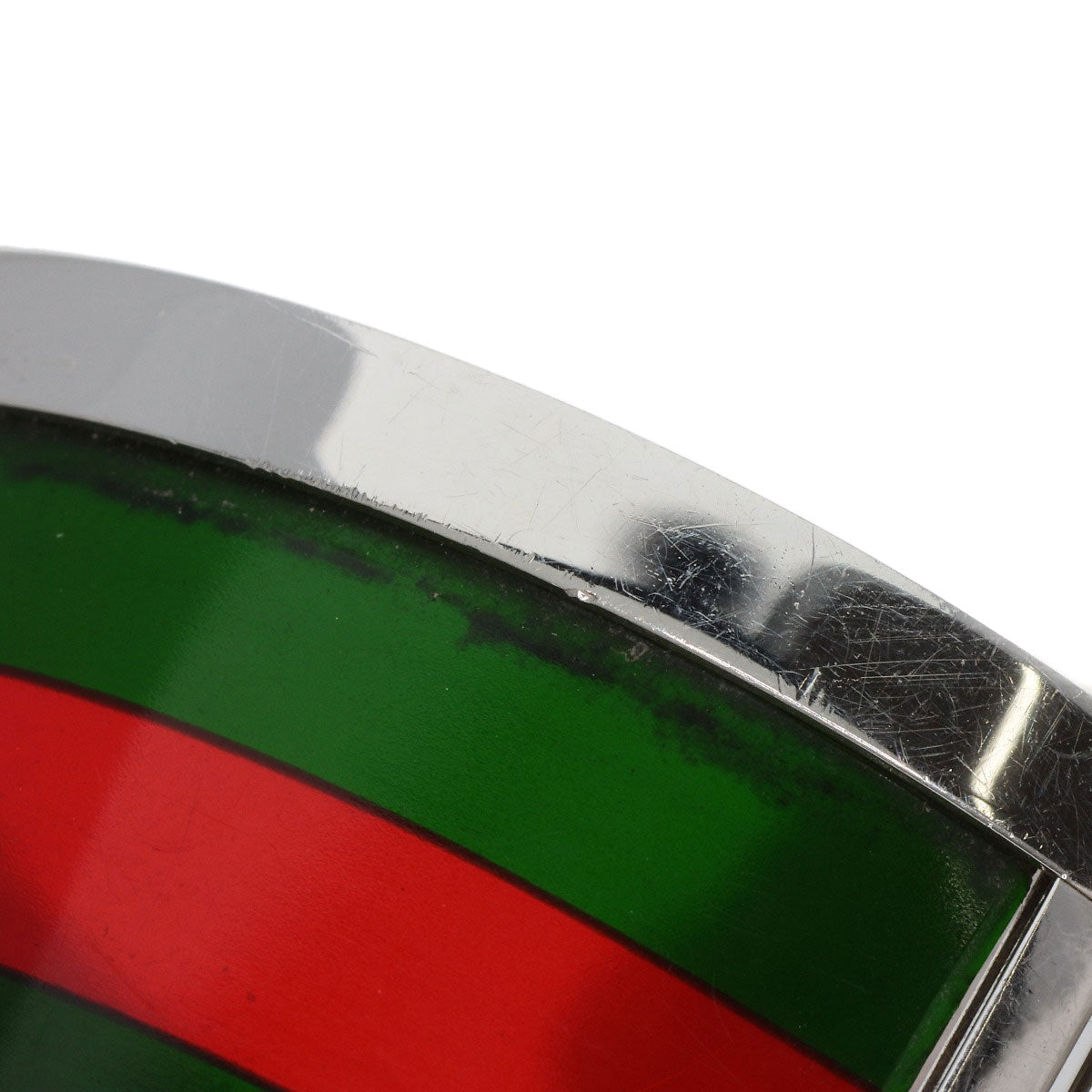 GUCCI Watches Quartz 112 Stainless Steel Silver Twirl black dial