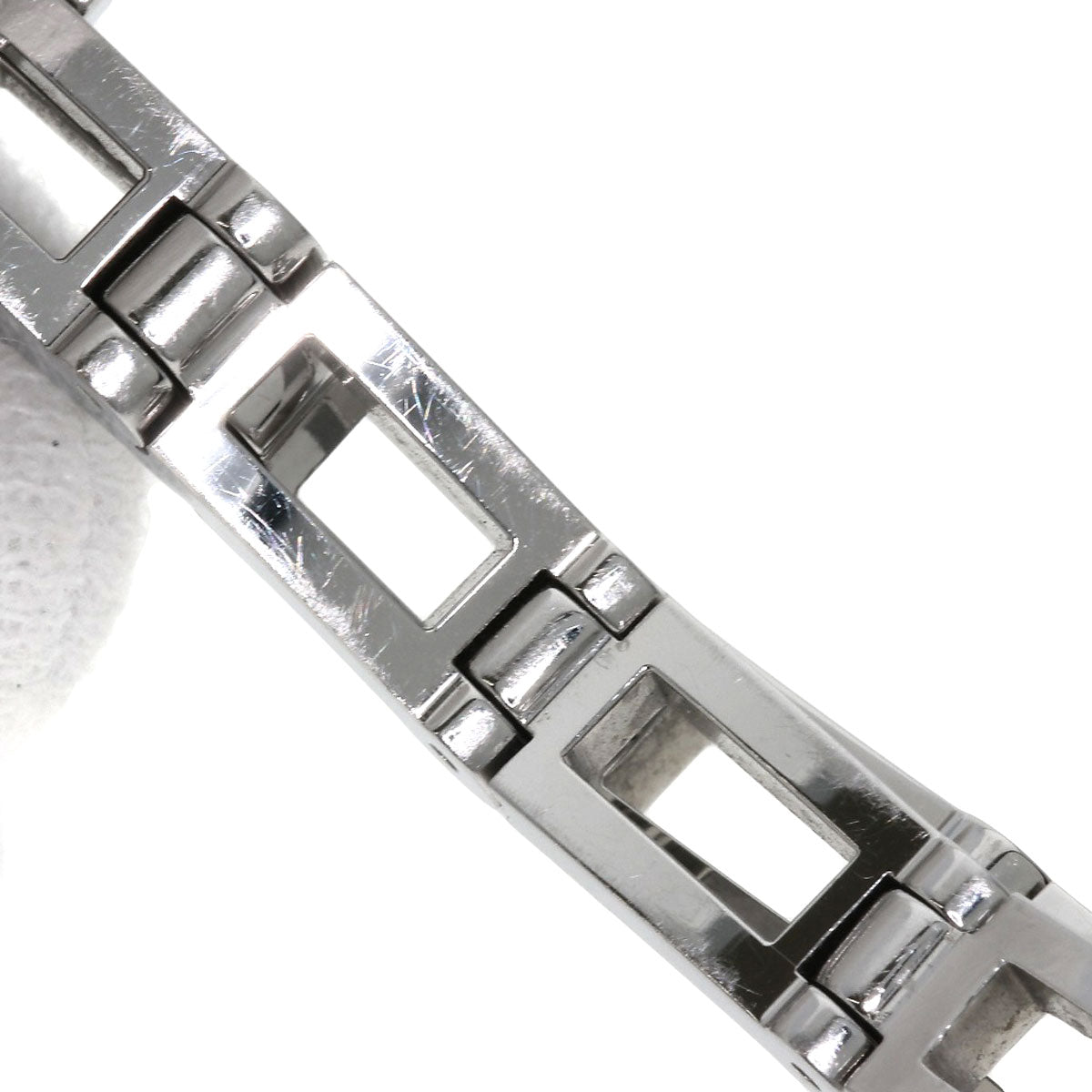 GUCCI Watches Quartz 3900L Stainless Steel , Stainless Steel Silver Square face Silver dial Women Used