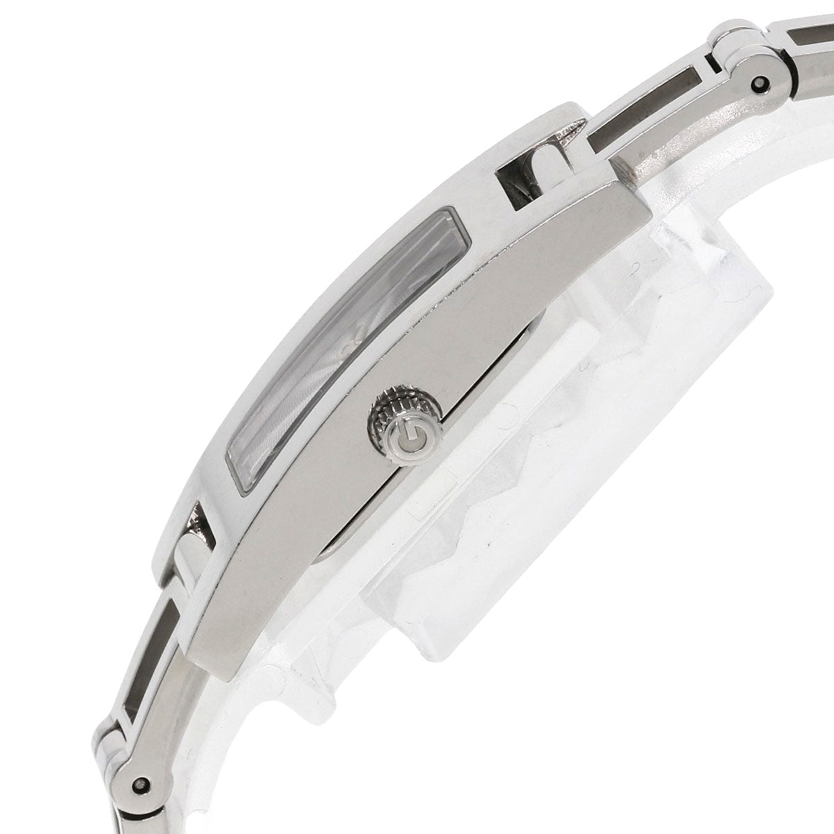 GUCCI Watches Quartz 3900L Stainless Steel , Stainless Steel Silver Square face Silver dial Women Used