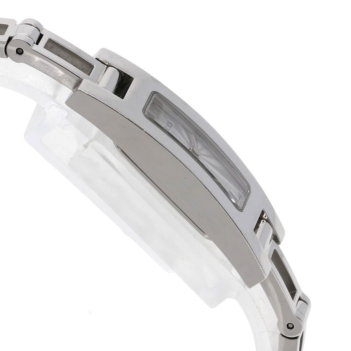 GUCCI Watches Quartz 3900L Stainless Steel , Stainless Steel Silver Square face Silver dial Women Used