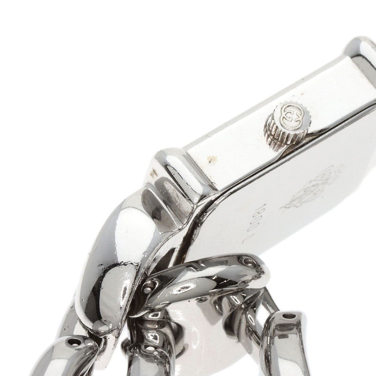GUCCI Watches Quartz 1800L Stainless Steel Silver Square face white dial