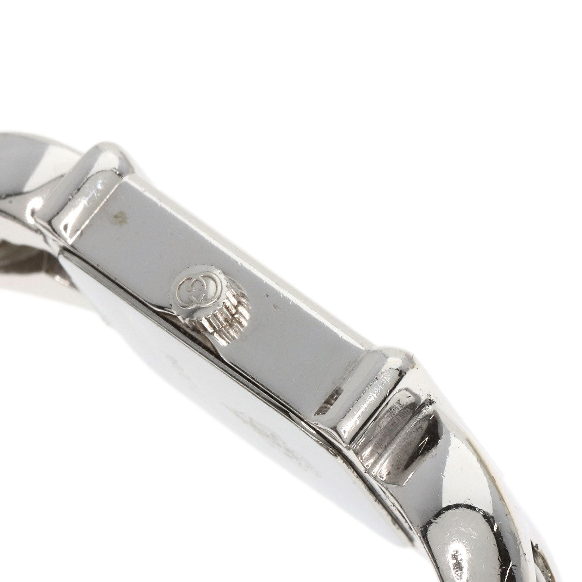 GUCCI Watches Quartz 1800L Stainless Steel Silver Square face white dial
