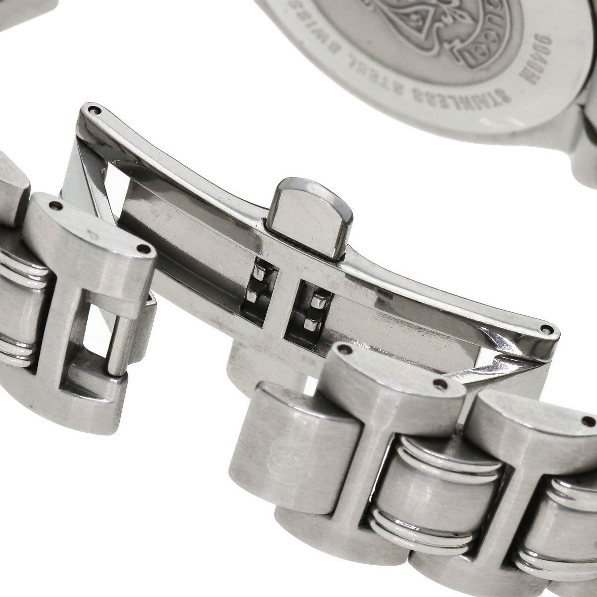 GUCCI Watches Quartz 9040M Stainless Steel , Stainless Steel Silver Round face Silver dial mens Used