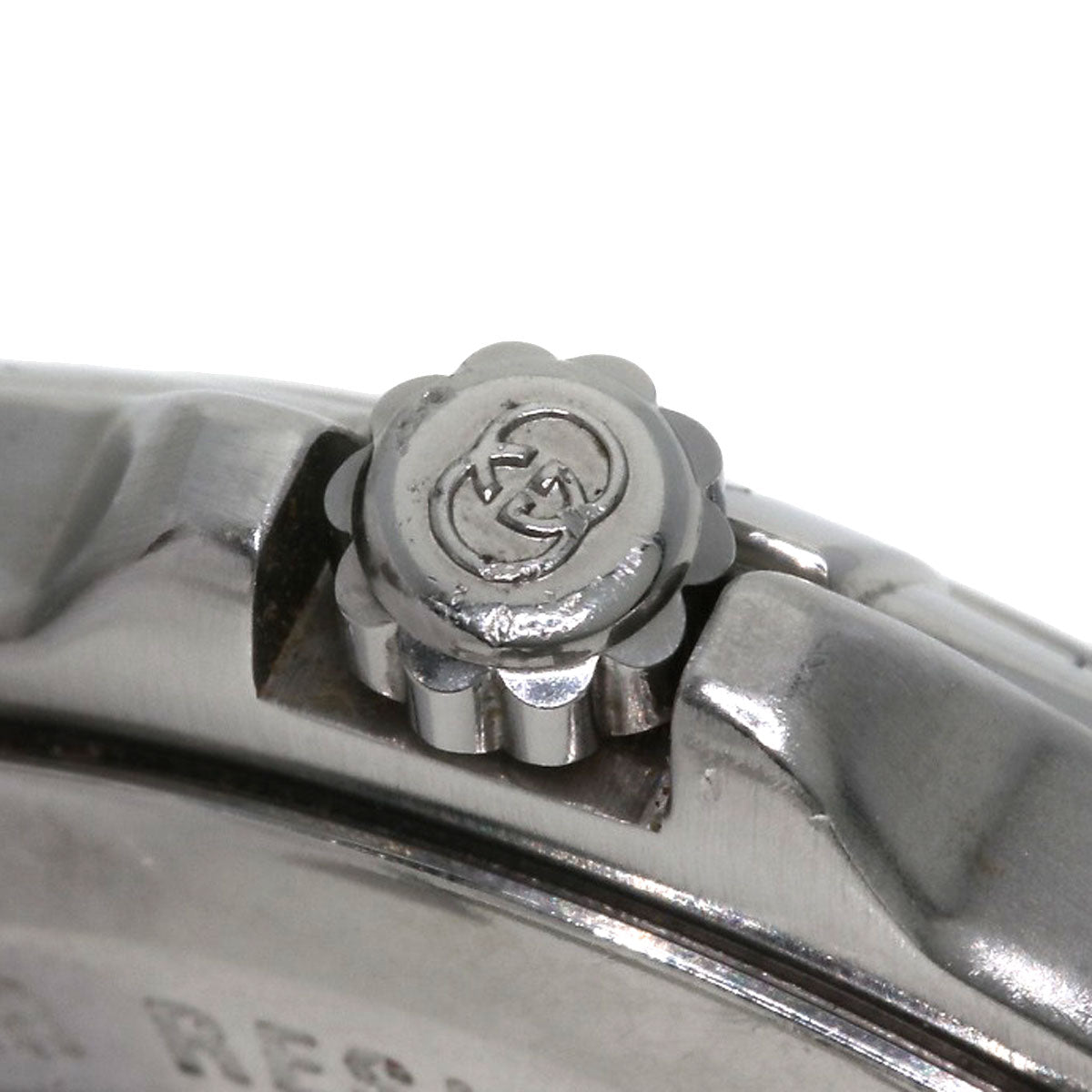 GUCCI Watches Quartz 9040M Stainless Steel , Stainless Steel Silver Round face Silver dial mens Used