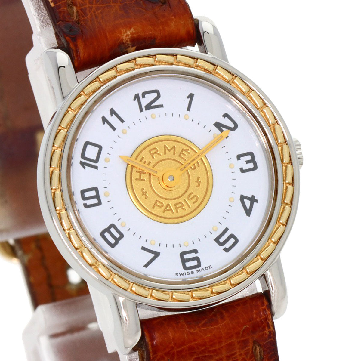 HERMES Watches Quartz Stainless Steel Silver Serie white dial