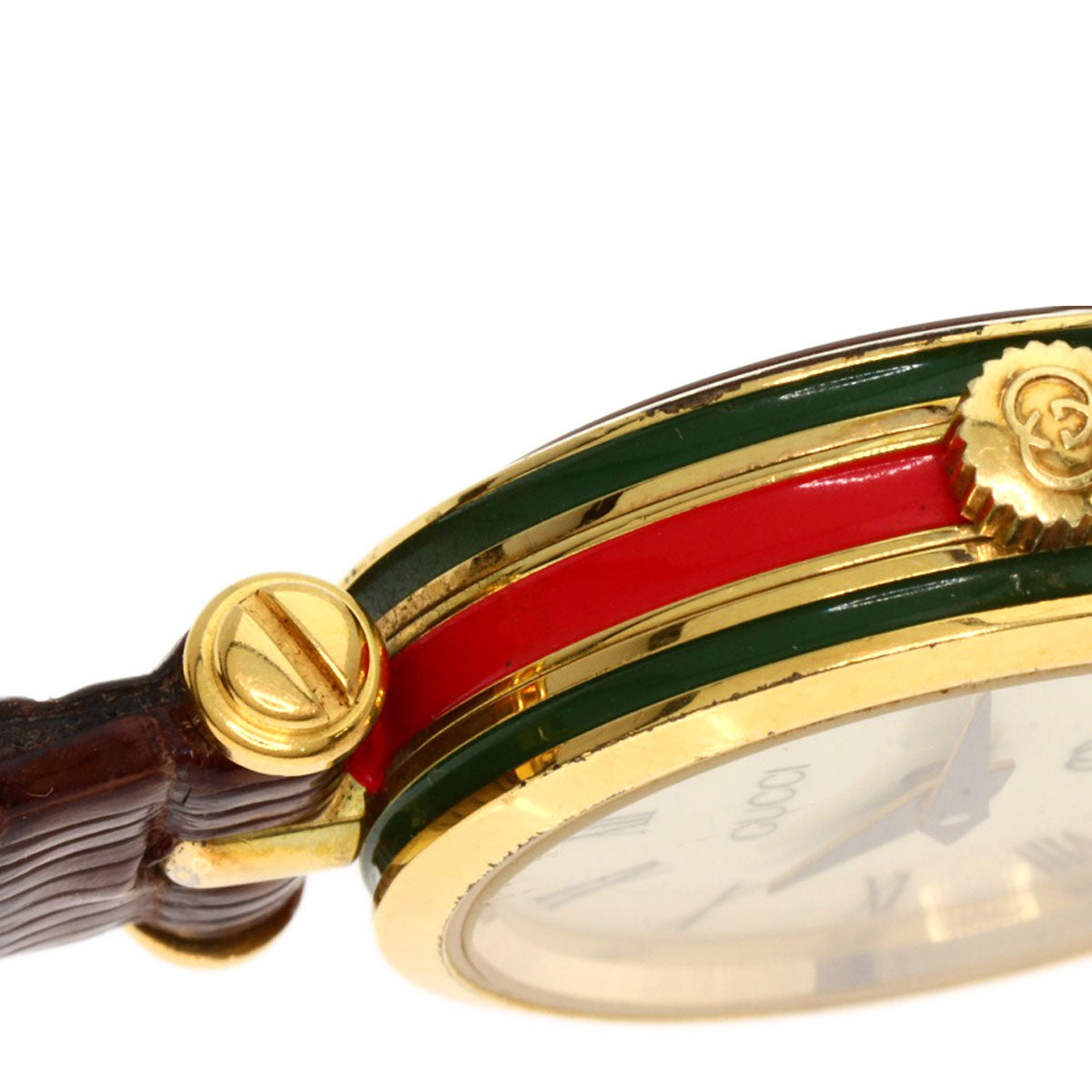 GUCCI Watches Quartz Gold Plated gold Sherry line Ivory dial