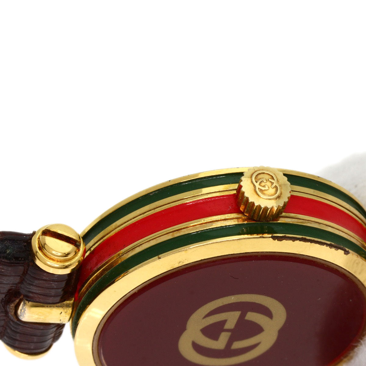 GUCCI Watches Quartz Gold Plated gold Sherry line Ivory dial