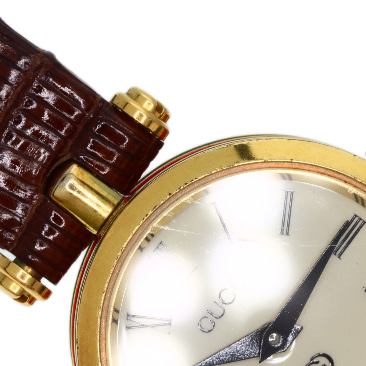 GUCCI Watches Quartz Gold Plated gold Sherry line Ivory dial
