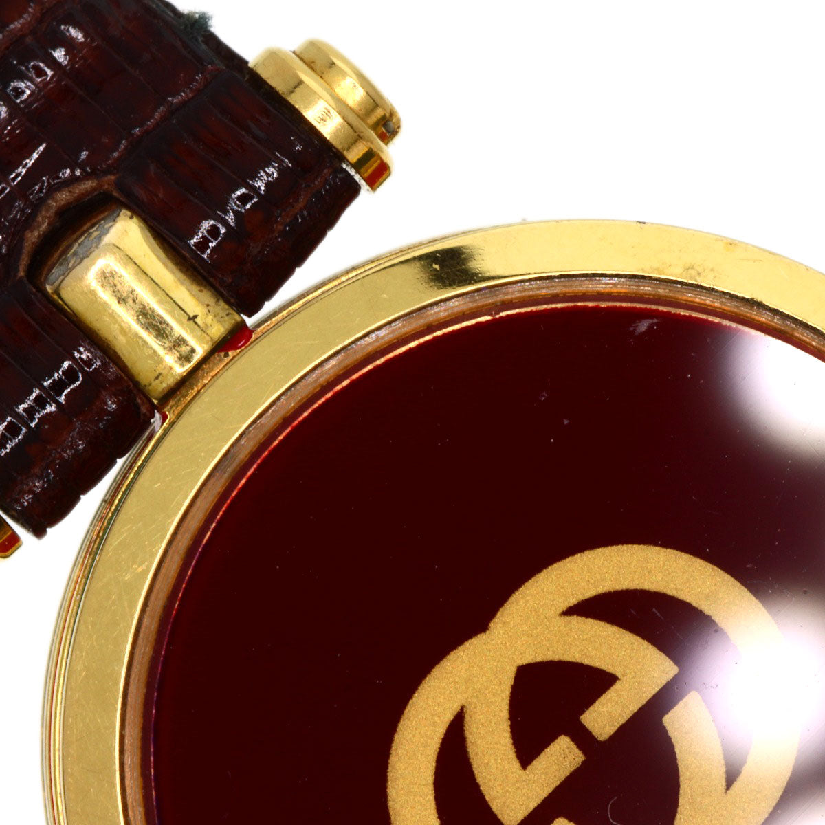 GUCCI Watches Quartz Gold Plated gold Sherry line Ivory dial