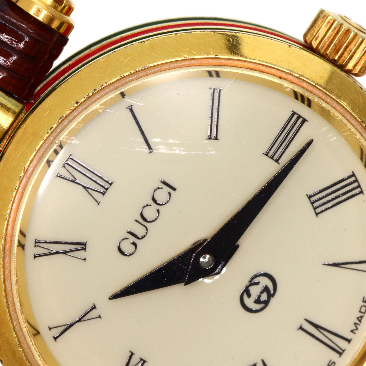 GUCCI Watches Quartz Gold Plated gold Sherry line Ivory dial