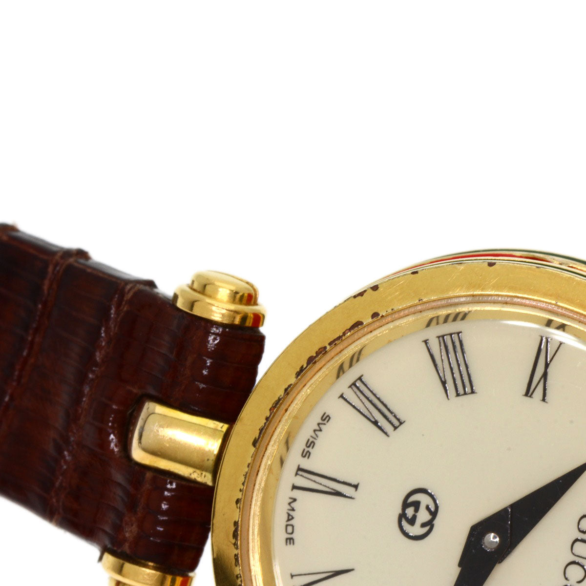 GUCCI Watches Quartz Gold Plated gold Sherry line Ivory dial