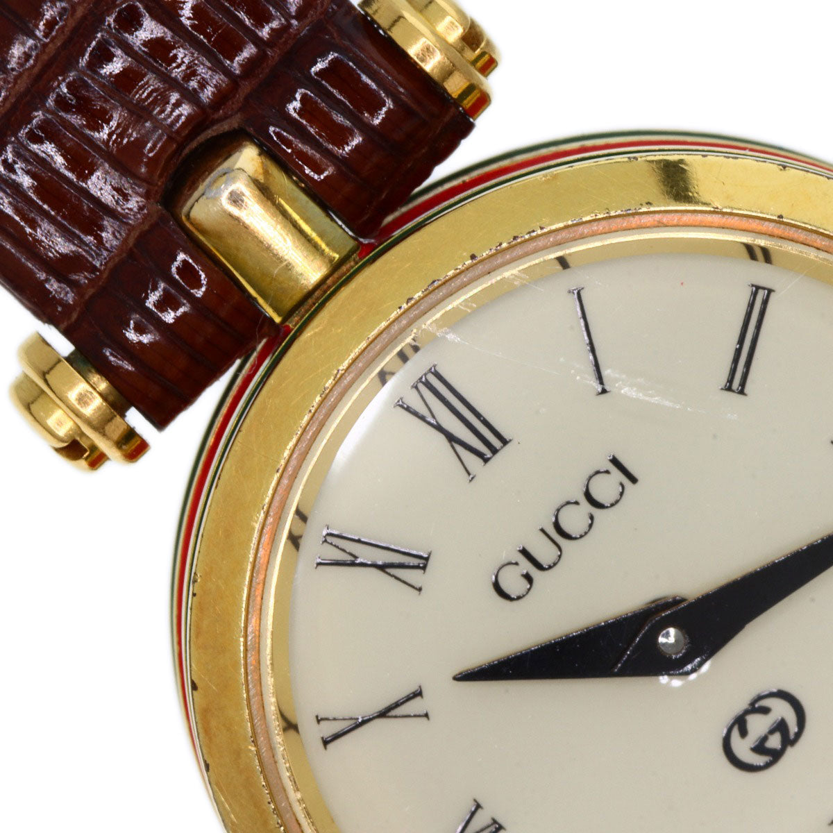 GUCCI Watches Quartz Gold Plated gold Sherry line Ivory dial