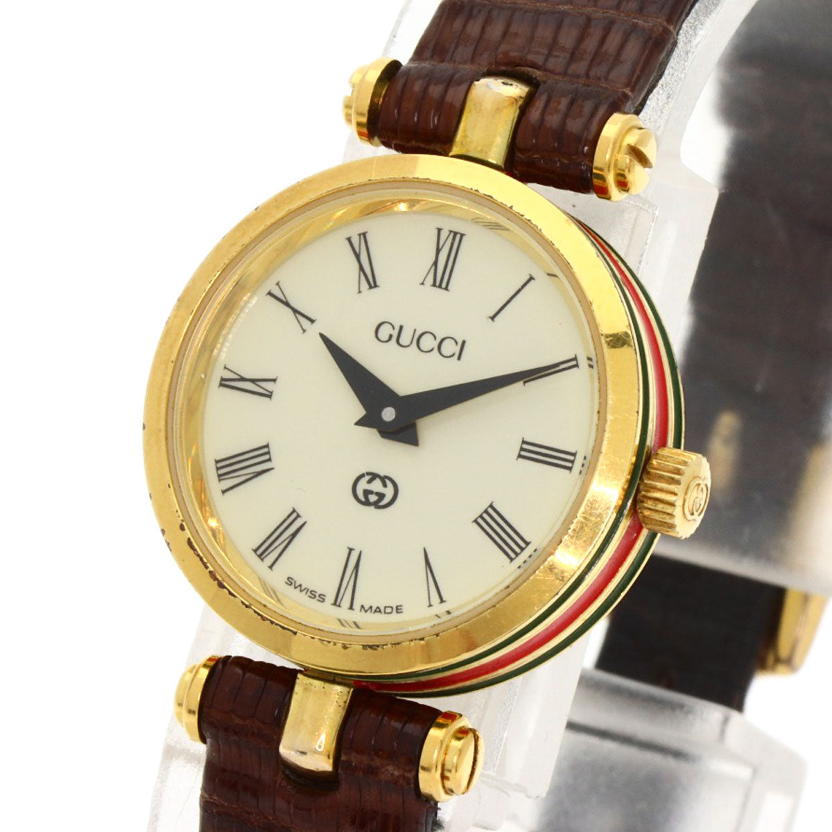 GUCCI Watches Quartz Gold Plated gold Sherry line Ivory dial