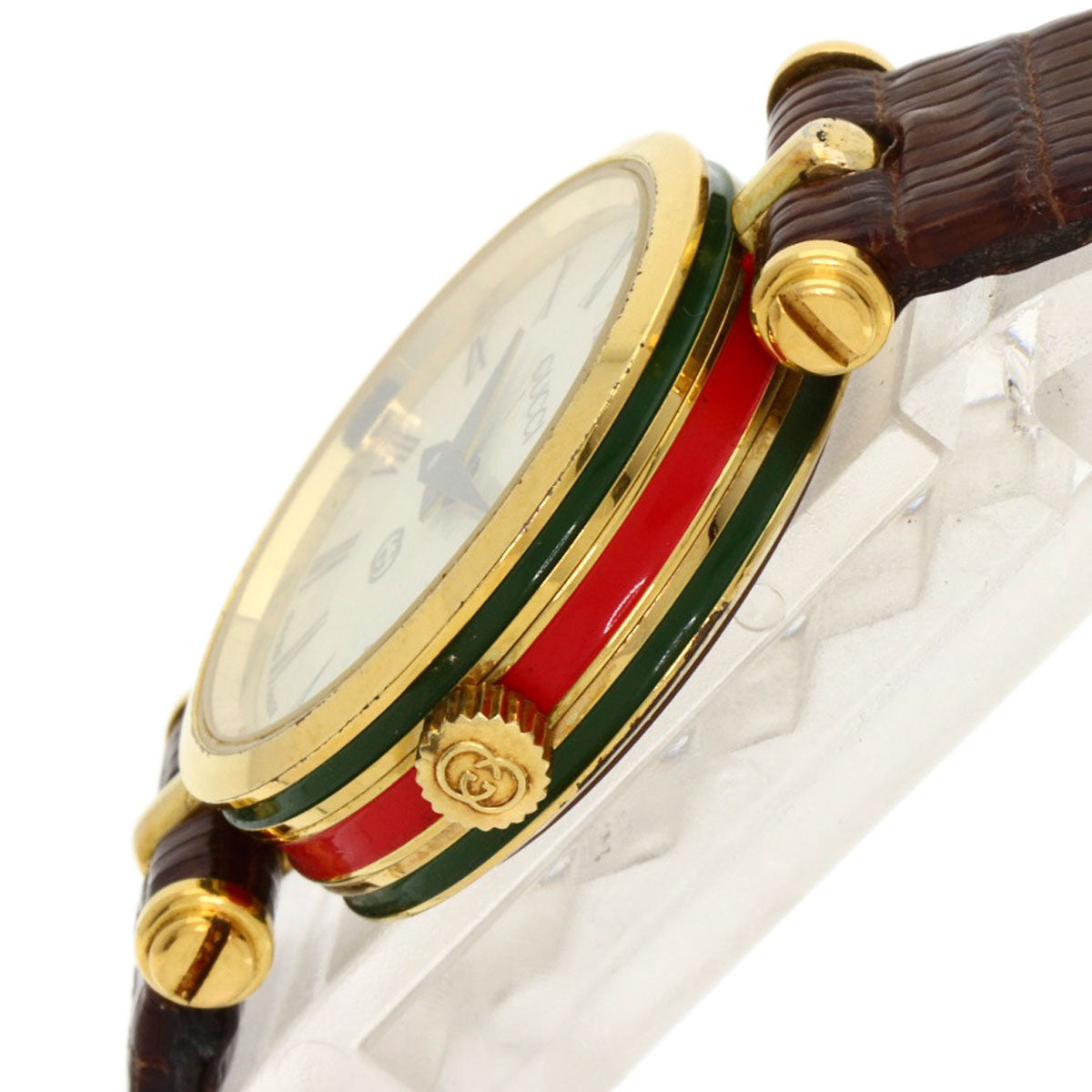 GUCCI Watches Quartz Gold Plated gold Sherry line Ivory dial