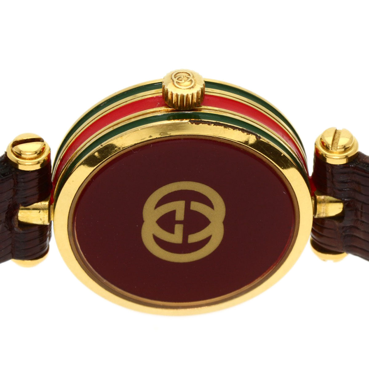 GUCCI Watches Quartz Gold Plated gold Sherry line Ivory dial